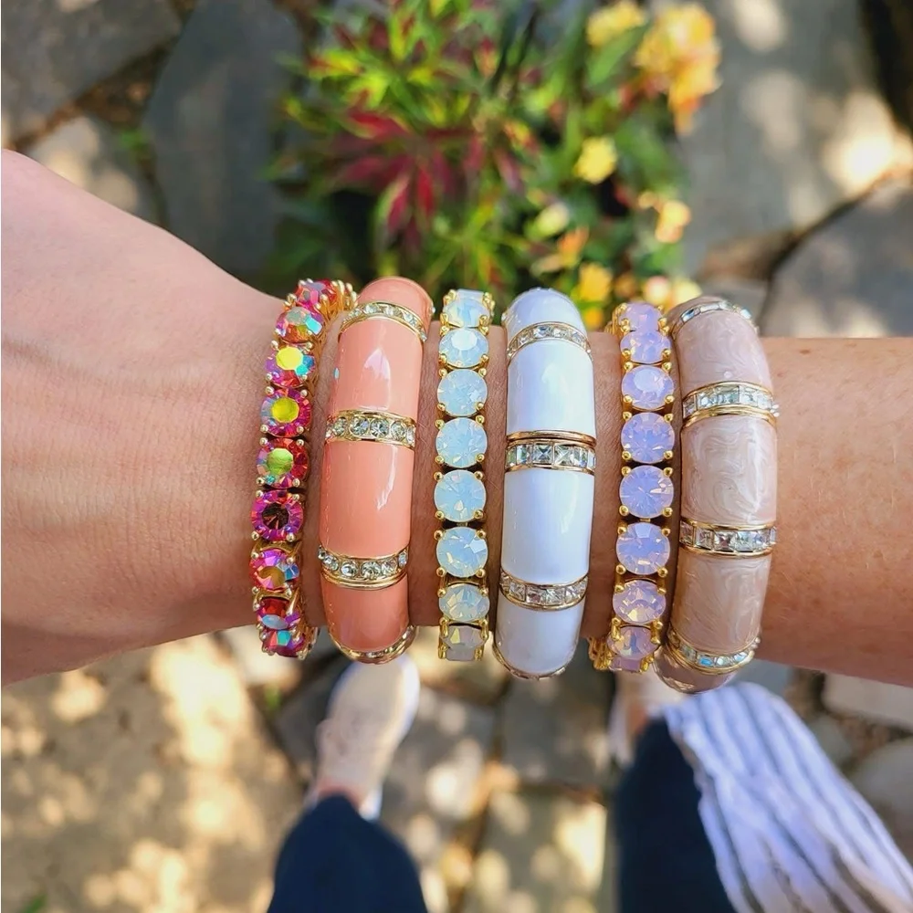 40 Carat Pink Opal Park Lane Impression Bracelet NWT - Picture 7 of 16